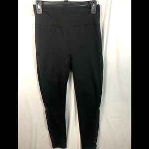 Spanx Black Assets Mesh High Waist Leggings Size M